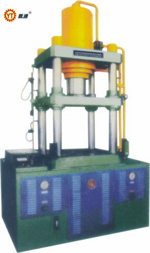 100吨拼图油压机哪家质量好？银通机械与合肥拼图油压机对比